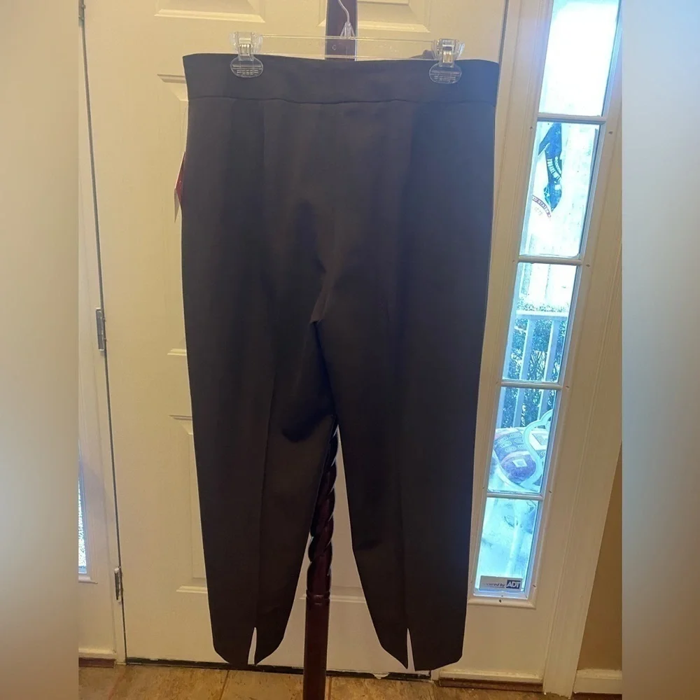 NWT OSCAR DE LA RENTA BROWN SLACKS SIZE 12